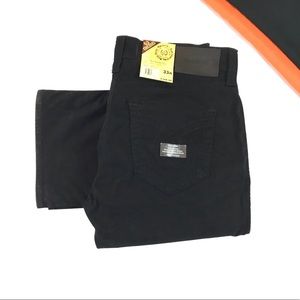 Big Star Union Straight Jeans Black Brushed Twill